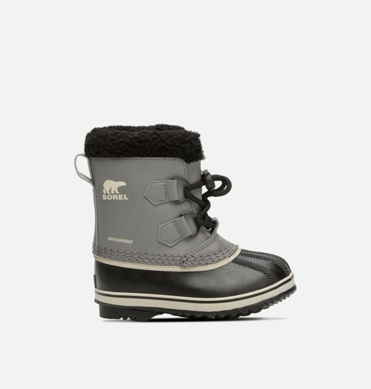 Sorel Childrens Yoot Pac™ TP - Kids Snow Boots Black/Grey - 487961GVF